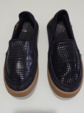 Harley-Davidson Women's Valwood Black Bongo Canvas Slip-Ons Size 6.5